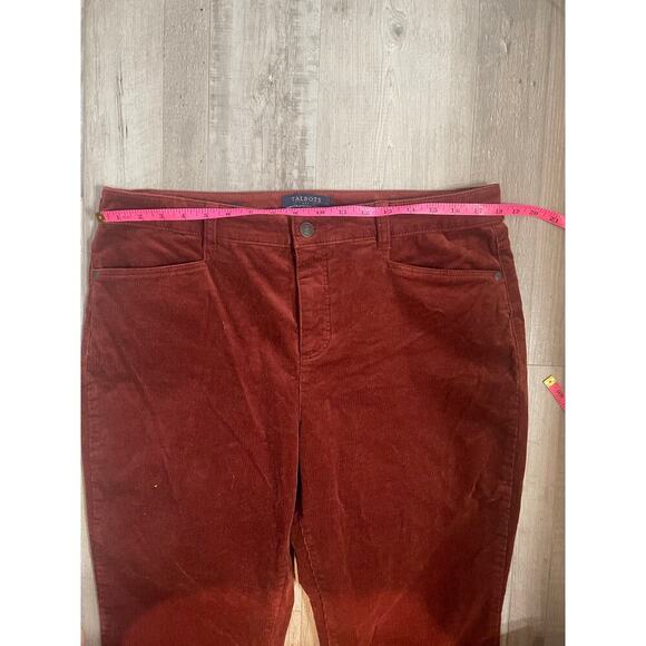 Talbots stretch  corduroy straight leg pants size 14 - Picture 5 of 12